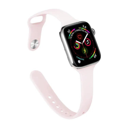 Silicone Replacement Watch Band For Apple Watch 38-49mm | Syndmart
