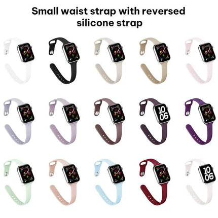 Silicone Replacement Watch Band For Apple Watch 38-49mm | Syndmart