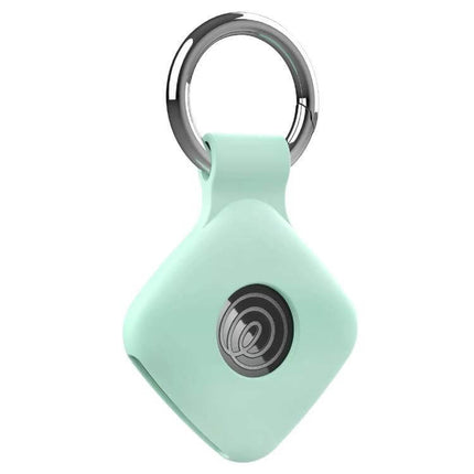 xDfind Silicone Protective Cover for Tile Mate with Keyring in mint green silicone with metal keyring — protective full-coverage case for Tile Mate tracker