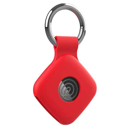 Alt Tag: xDfind Silicone Protective Cover for Tile Mate with Keyring in red silicone keyring protector for Tile Mate tracker