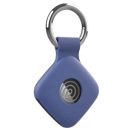 Alt Tag: xDfind Silicone Protective Cover for Tile Mate with Keyring blue silicone case on keyring protects Tile Mate from scratches and drops
