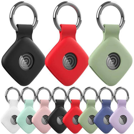 xDfind Silicone Protective Cover for Tile Mate with Keyring in multiple colors, silicone keyring cases protecting Tile Mate trackers