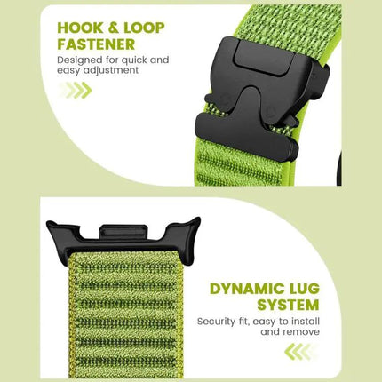 XDfind Nylon Parachute Buckle Watch Band Mountain Galaxy 8/9