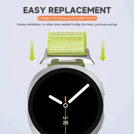 XDfind Nylon Parachute Buckle Watch Band Mountain Galaxy 8/9