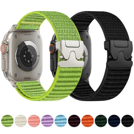 xDfind Parachute Buckle Nylon Band For Apple Watch 38–49mm | Syndmart