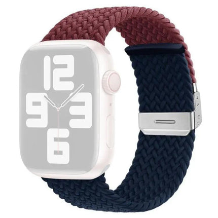 Apple Watch Nylon Braided Band With Buckle Fits 38-49mm | Syndmart