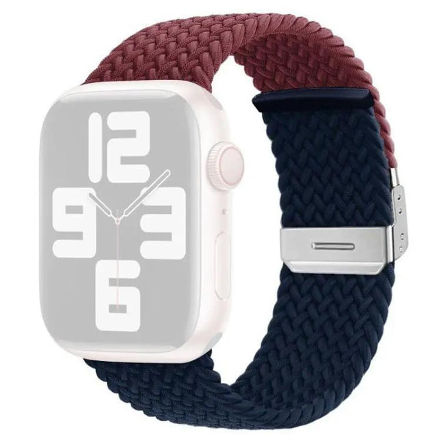 Apple Watch Nylon Braided Band With Buckle Fits 38-49mm | Syndmart