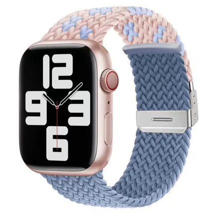 Apple Watch Nylon Braided Band With Buckle Fits 38-49mm | Syndmart