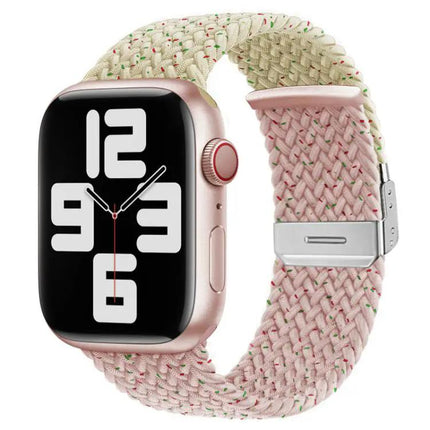 Apple Watch Nylon Braided Band With Buckle Fits 38-49mm | Syndmart