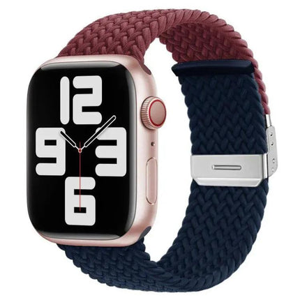 Apple Watch Nylon Braided Band With Buckle Fits 38-49mm | Syndmart