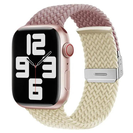 Apple Watch Nylon Braided Band With Buckle Fits 38-49mm | Syndmart