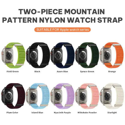 Apple Watch Nylon Band xDfind Mountain Pattern 38-49mm | Syndmart