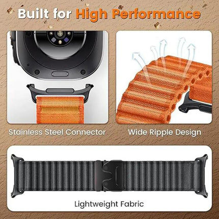 Xdfind Nylon Parachute Buckle Band for Galaxy Watch 9/8