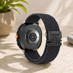 For Galaxy Watch9 / 8 / 8 Classic / Space Grey+Black Buckle