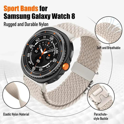 XDfind Parachute Buckle Nylon Loop Band for Galaxy Watch 9