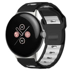 For Google Pixel Watch 5 / 4 / 3 / 2 / 1 41mm / Black+White