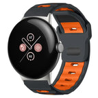 For Google Pixel Watch 5 / 4 / 3 / 2 / 1 41mm / Ash+Orange
