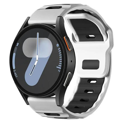 xDfind Dual-Color Silicone Watch Band for Samsung Galaxy