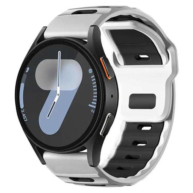 xDfind Dual-Color Silicone Watch Band for Samsung Galaxy | Syndmart