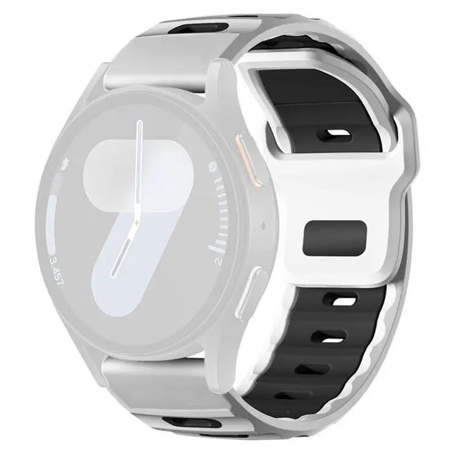 xDfind Dual-Color Silicone Watch Band for Samsung Galaxy | Syndmart