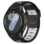 For Samsung Galaxy Watch7 / FE / 6 / 5 / 4 / Black+White