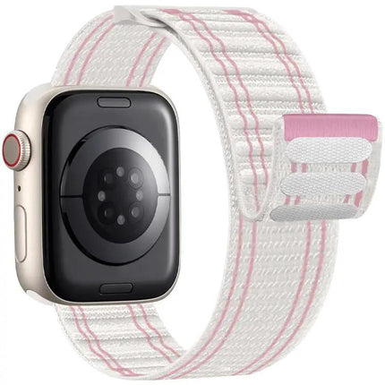 Nylon Loop Watch Band For Apple Watch 38-49mm Adjustable | Syndmart