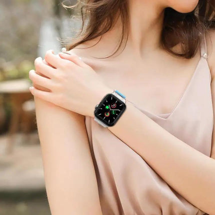 Nylon Loop Watch Band For Apple Watch 38-49mm Adjustable | Syndmart