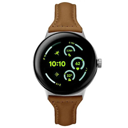 Xdfind Slim Genuine Leather Band for Pixel Watch 41/45mm