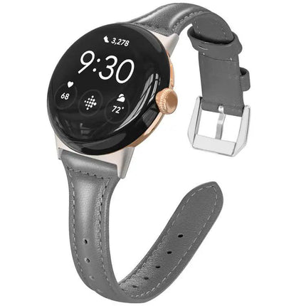 Xdfind Slim Genuine Leather Band for Pixel Watch 41/45mm