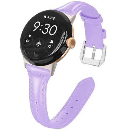 Xdfind Slim Genuine Leather Band for Pixel Watch 41/45mm