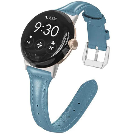 Xdfind Slim Genuine Leather Band for Pixel Watch 41/45mm