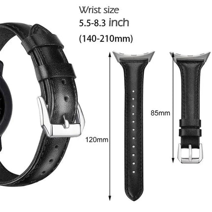 Xdfind Slim Genuine Leather Band for Pixel Watch 41/45mm