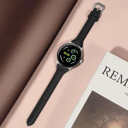 Xdfind Slim Genuine Leather Band for Pixel Watch 41/45mm