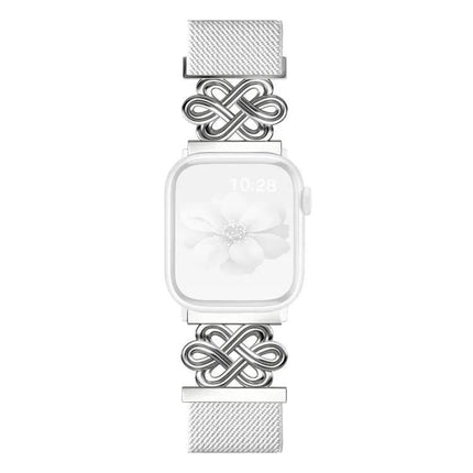 Nylon Braided Magnetic Buckle Band for Apple Watch 38-49mm | Syndmart