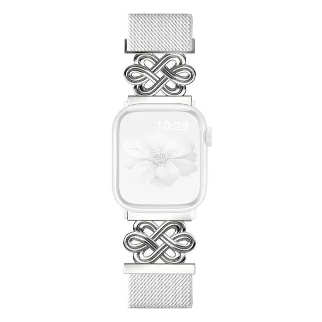 Nylon Braided Magnetic Buckle Band for Apple Watch 38-49mm | Syndmart