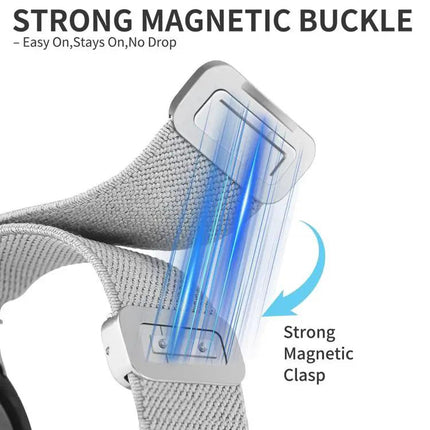Nylon Braided Magnetic Buckle Band for Apple Watch 38-49mm | Syndmart
