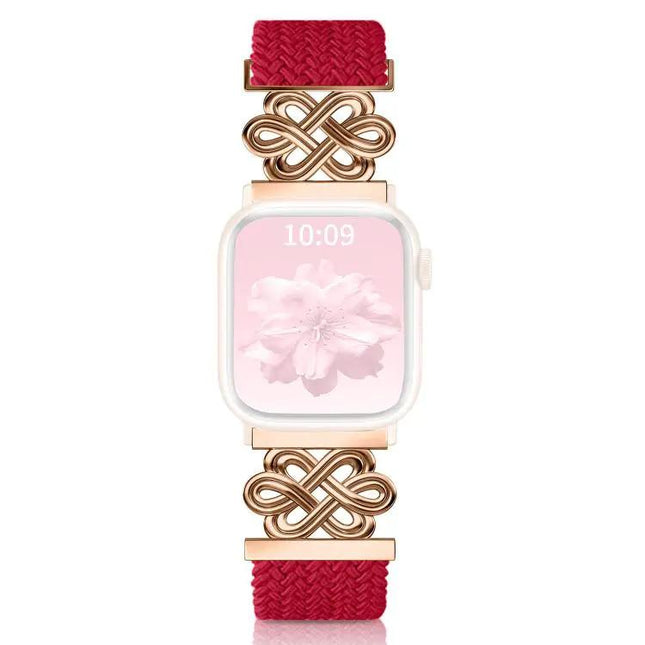 Nylon Braided Magnetic Watch Band For Apple Watch 38-49mm | Syndmart