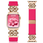 For Apple Watch 42 / 44 / 45 / 46 / 49mm / Rose Red