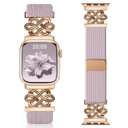 Nylon Braided Magnetic Watch Band For Apple Watch 38-49mm | Syndmart