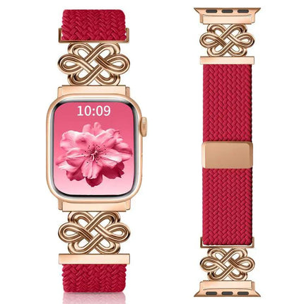 Nylon Braided Magnetic Watch Band For Apple Watch 38-49mm | Syndmart