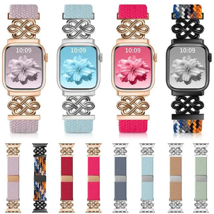 Nylon Braided Magnetic Watch Band For Apple Watch 38-49mm | Syndmart