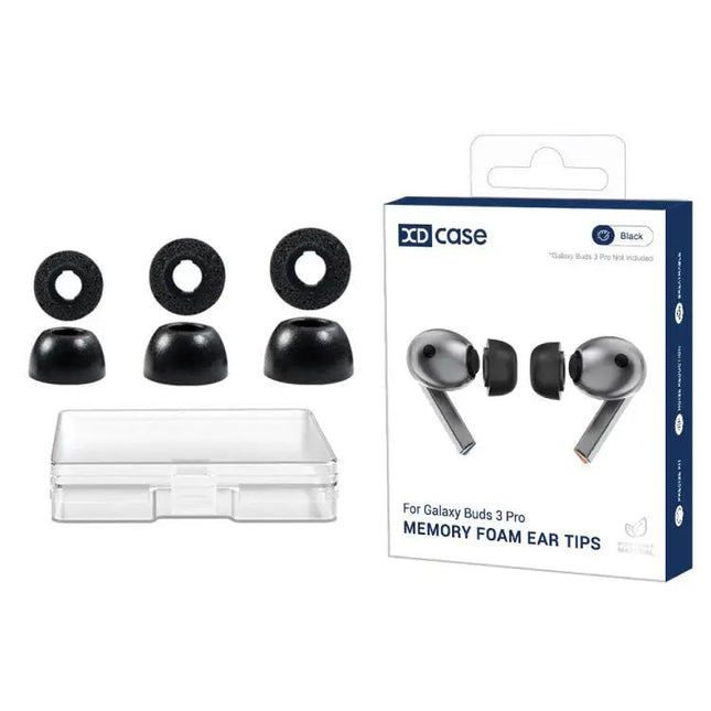 XDcase Memory Foam Ear Tips Replacement S/M/L 3 Pairs