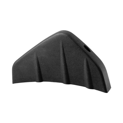 4-Piece Black Shark Fin Rear Spoiler for Vehicle Bumper Decoration - single matte black fin accent piece for car bumper styling