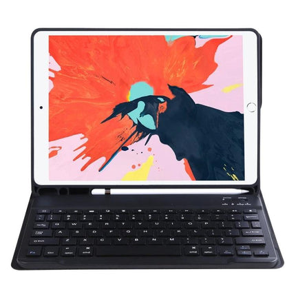 Ultra-Thin Bluetooth Keyboard Case with Stand for iPad Air 11-Inch - slim black Bluetooth keyboard case with stylus and stand