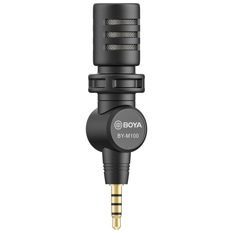 Compact Omnidirectional Condenser Microphone with 3.5mm Connector for Mobile and Laptop BY-M110