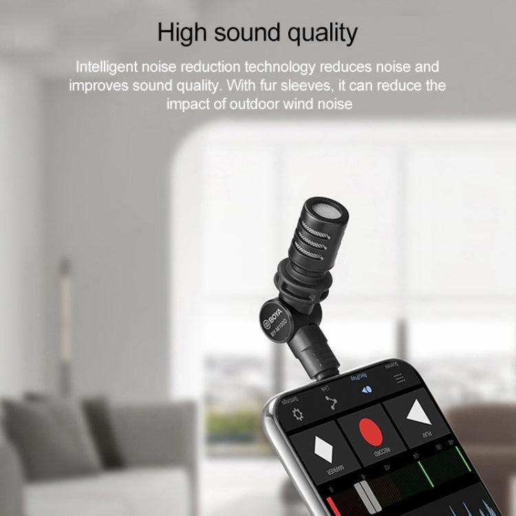 Compact Omnidirectional Condenser Microphone with 3.5mm Connector for Mobile and Laptop