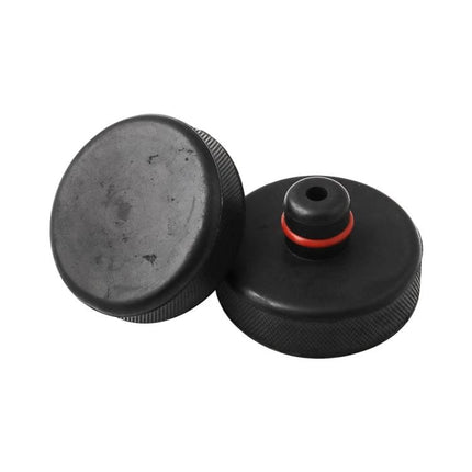 Jack Pads for Tesla Vehicle Maintenance in Daily Use - rubberized space aluminum jack pad pair for safe DIY undercarriage support