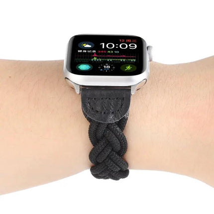 Elastic Woven Nylon Watch Band For Apple Watch 38/40mm
