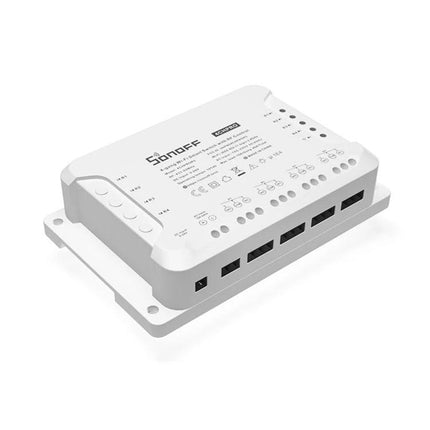 Sonoff Four-Way Smart Home Switch with Remote Timing Control - white 4-channel smart switch for remote app scheduling and automation