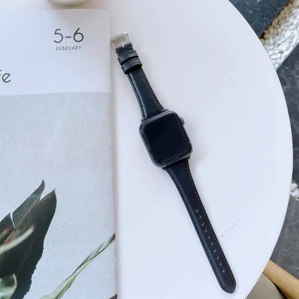 Leather Replacement Watch Band for Apple Watch 40/41/44/45mm